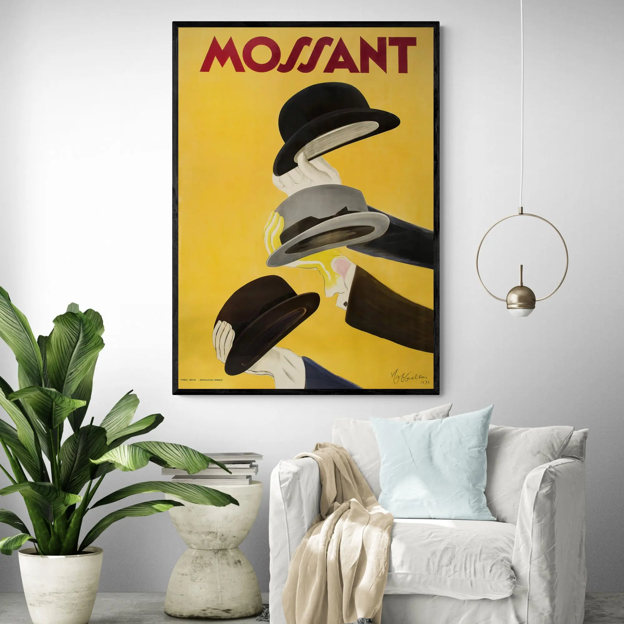 Mossant 3 Hats by Leonetto Cappiello - Image 2