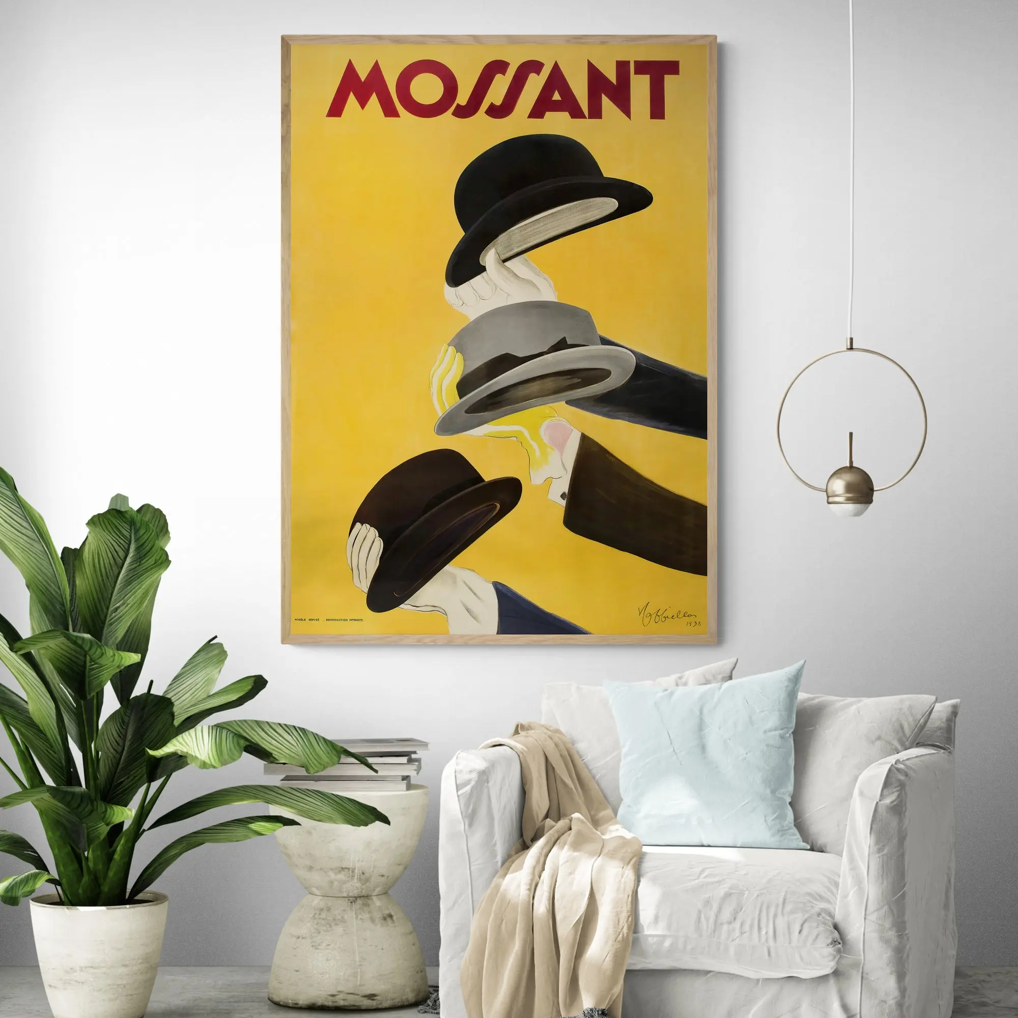 Mossant 3 Hats by Leonetto Cappiello - Image 3