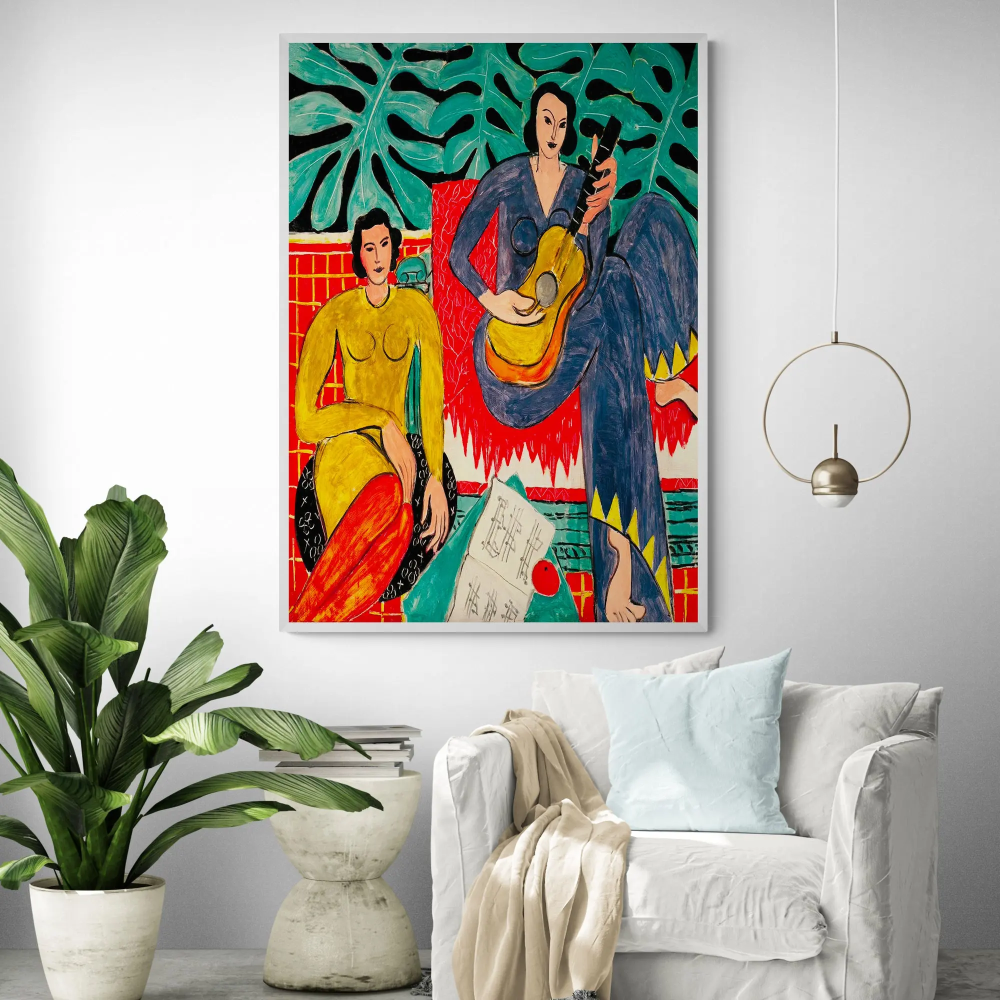 Music by Henri Matisse Art Print - Image 2