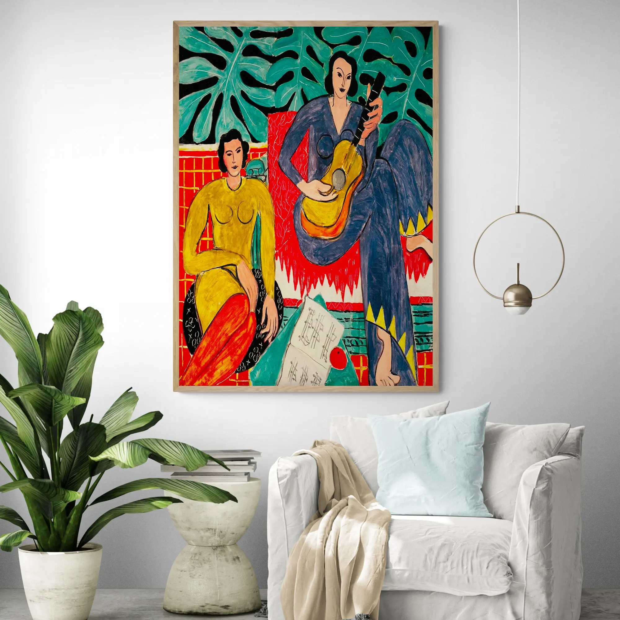 Music by Henri Matisse Art Print - Image 3