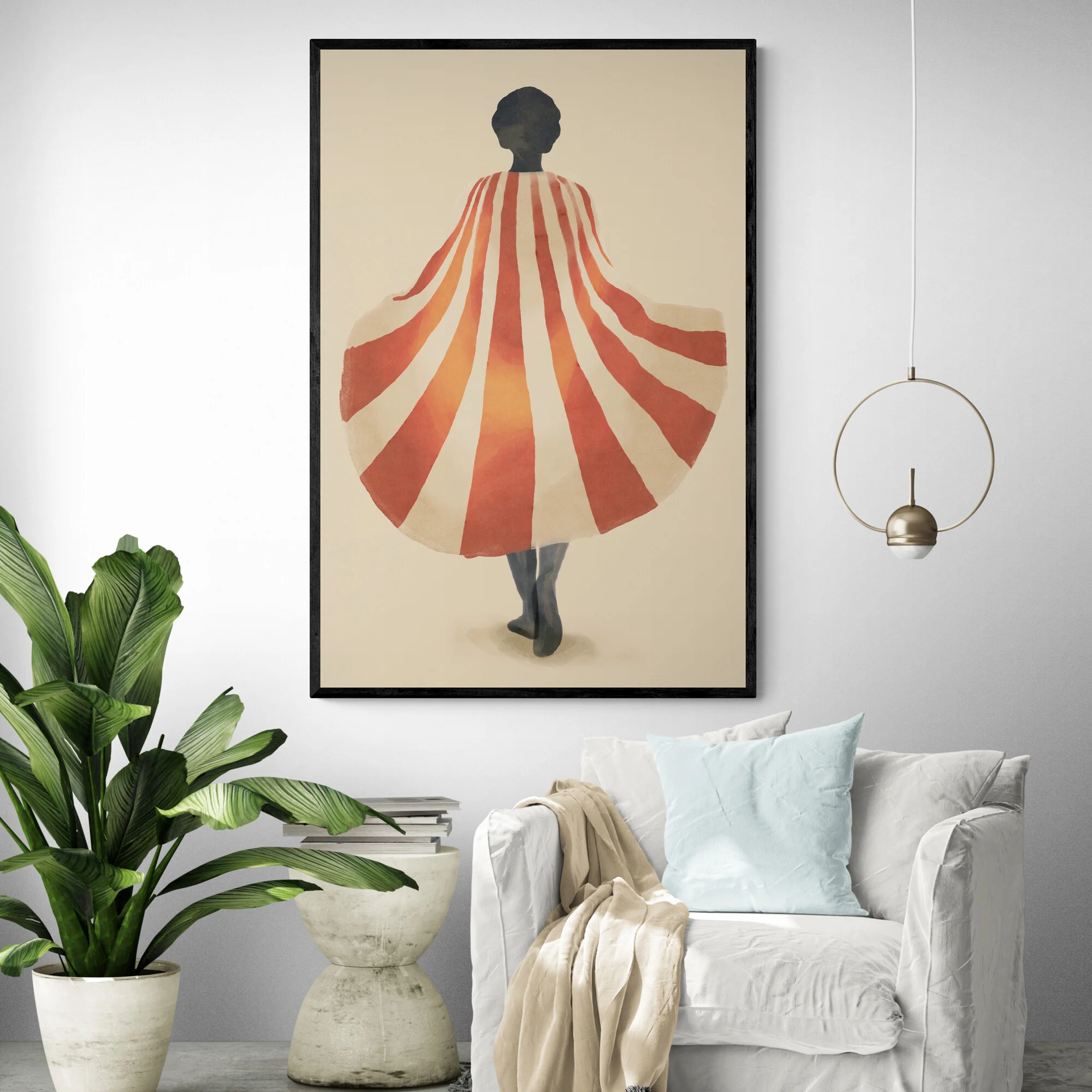 No. 12 – Red Art Print - Image 2