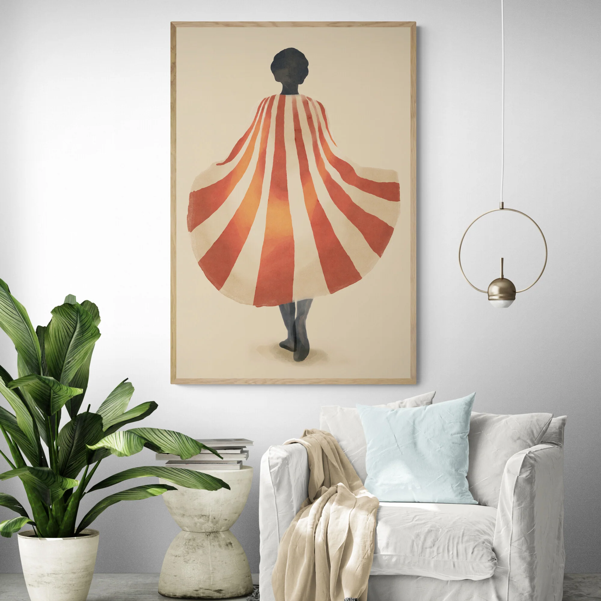 No. 12 – Red Art Print - Image 3