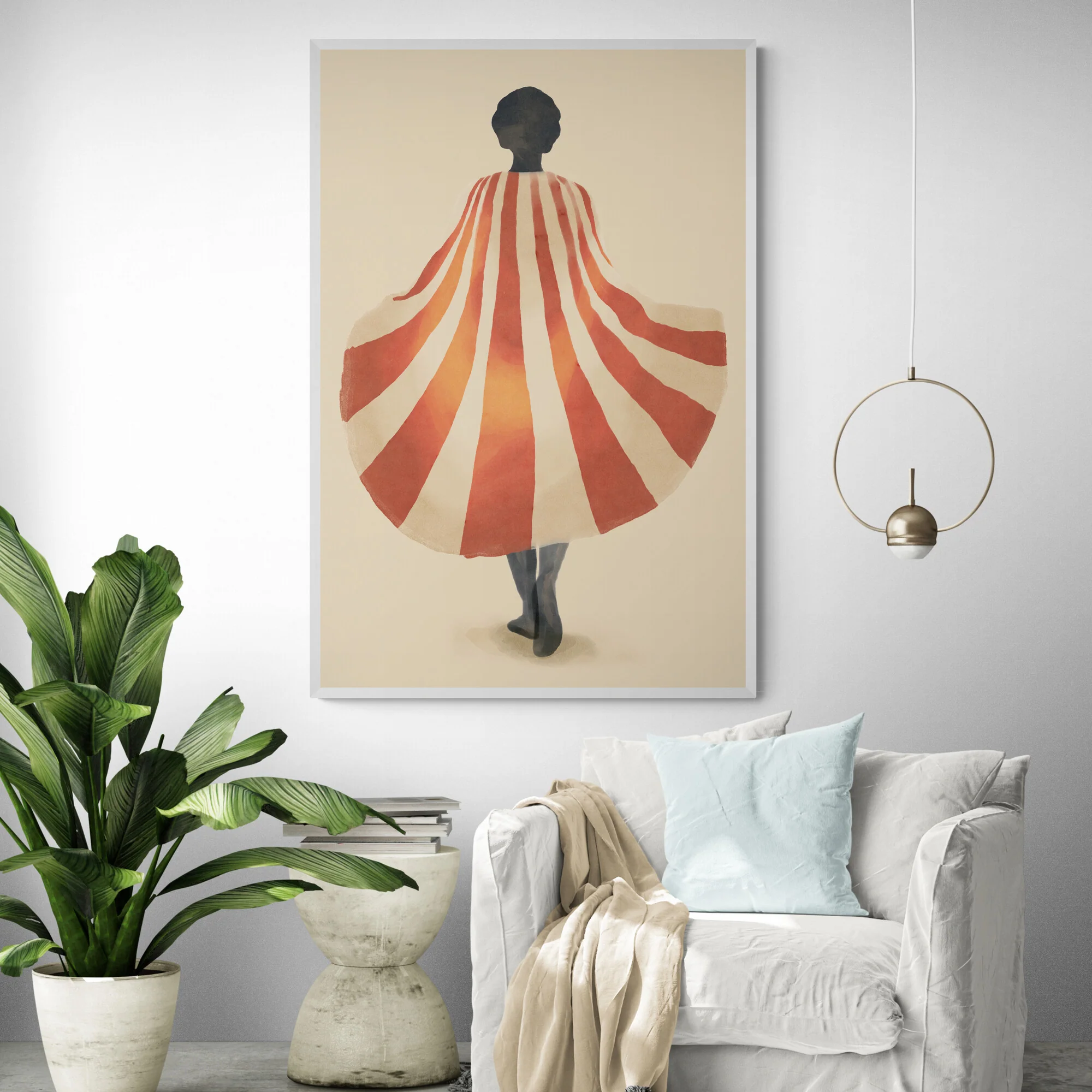 No. 12 – Red Art Print - Image 4