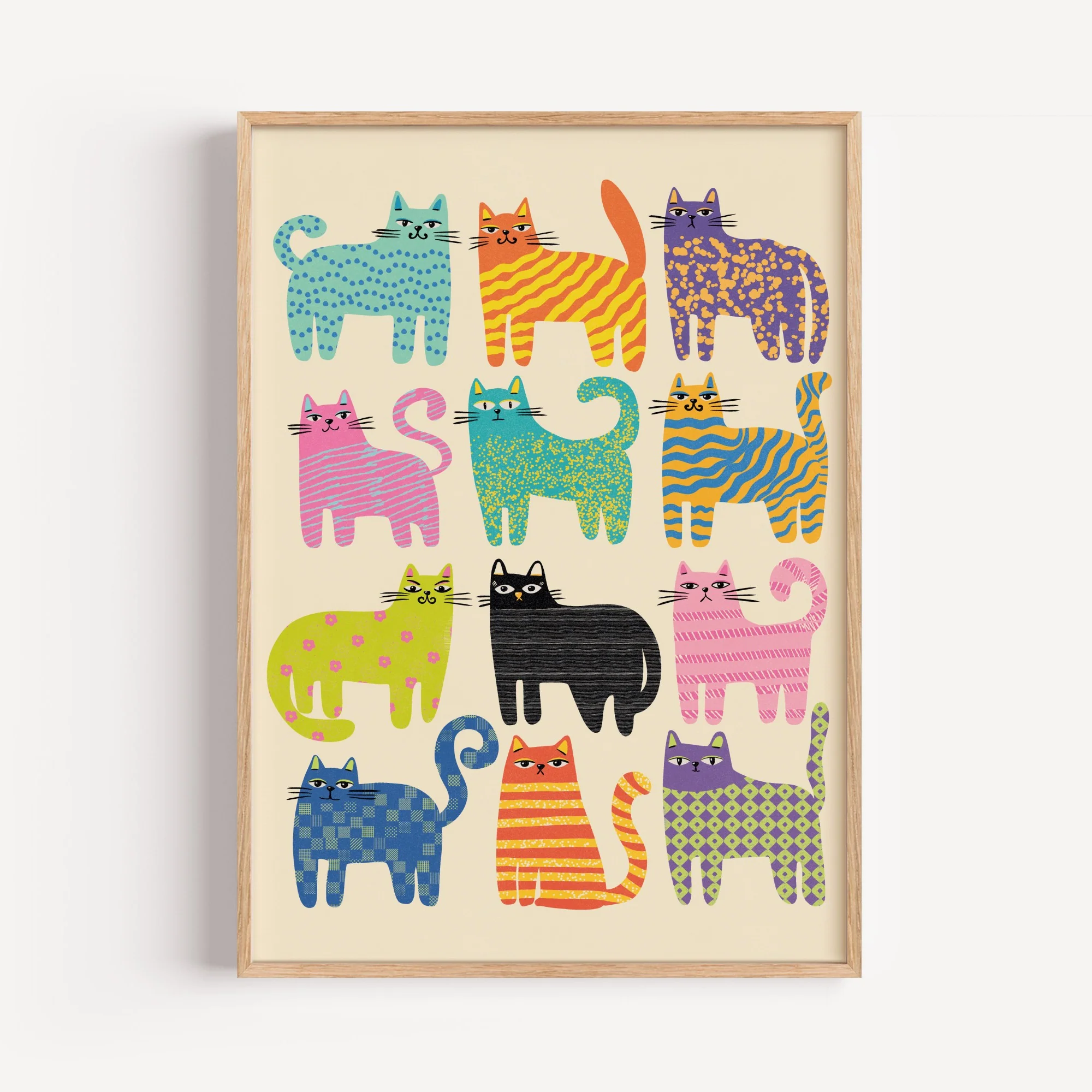Party Cats Art Print
