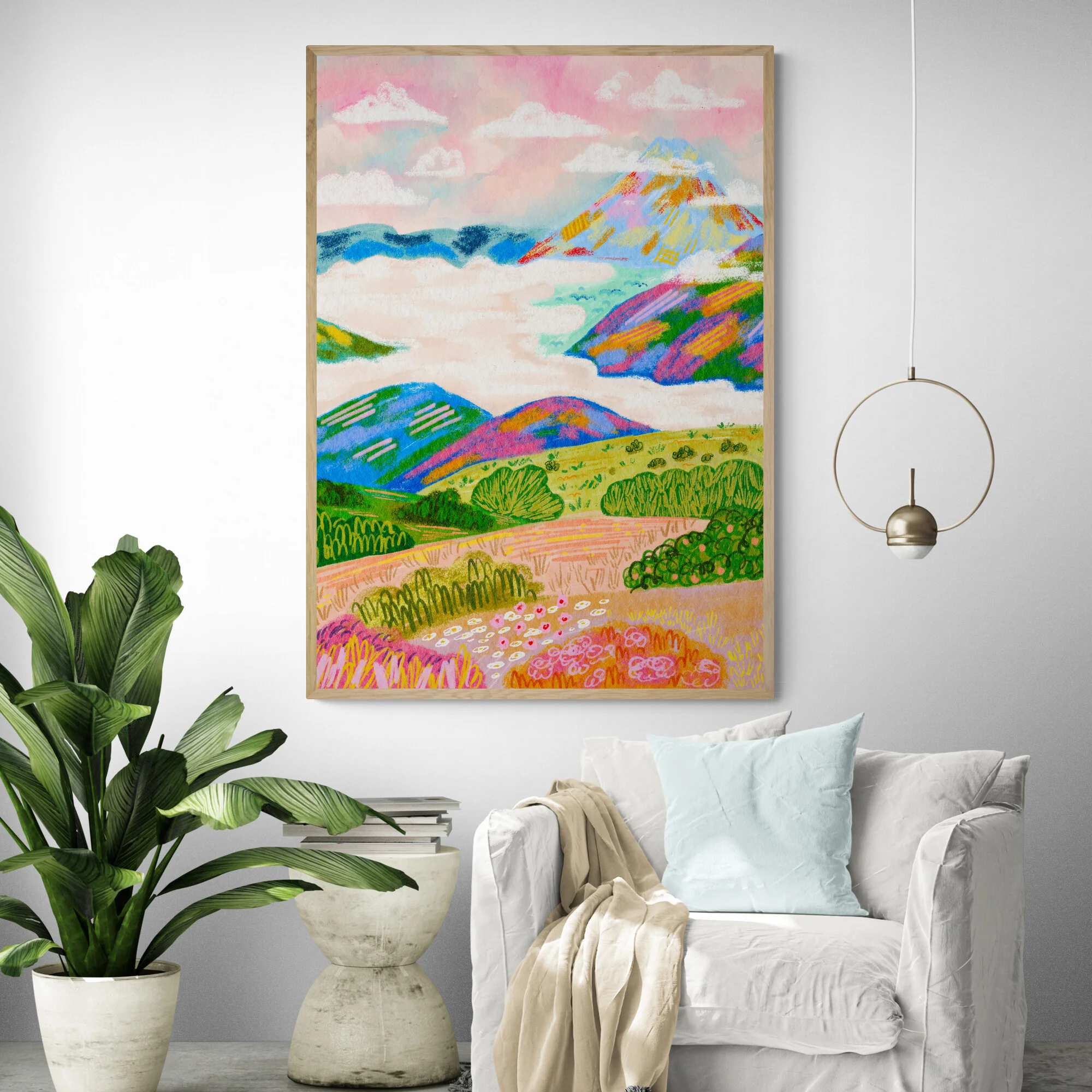 Pastel Mountains by Kartika Paramita - Image 3