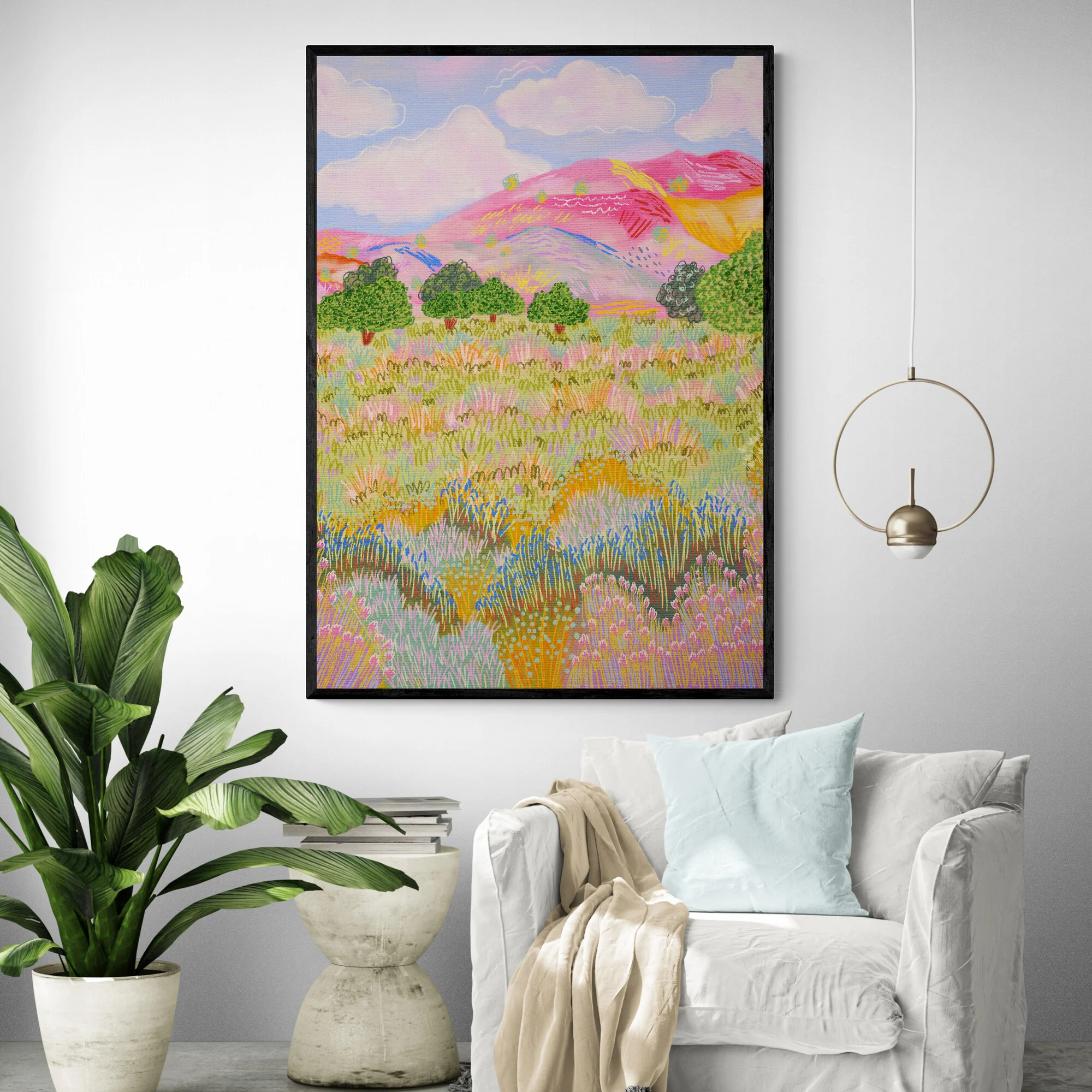 Pink Meadow by Kartika Paramita - Image 2