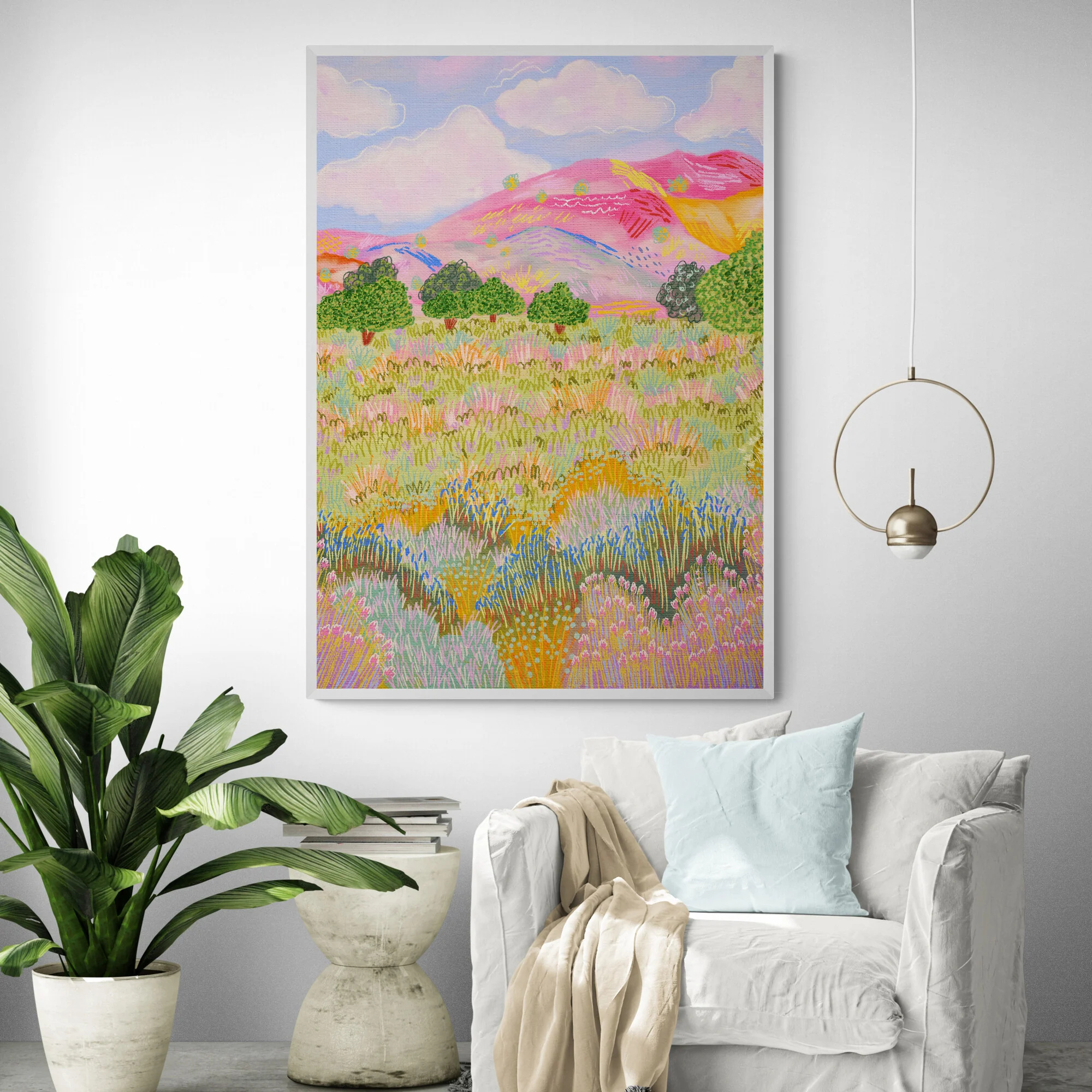Pink Meadow by Kartika Paramita - Image 4