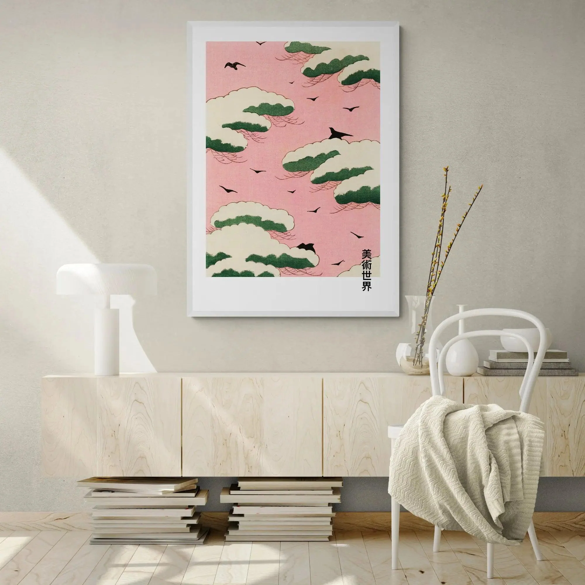 Minimal Pink Japanese Print - Image 4