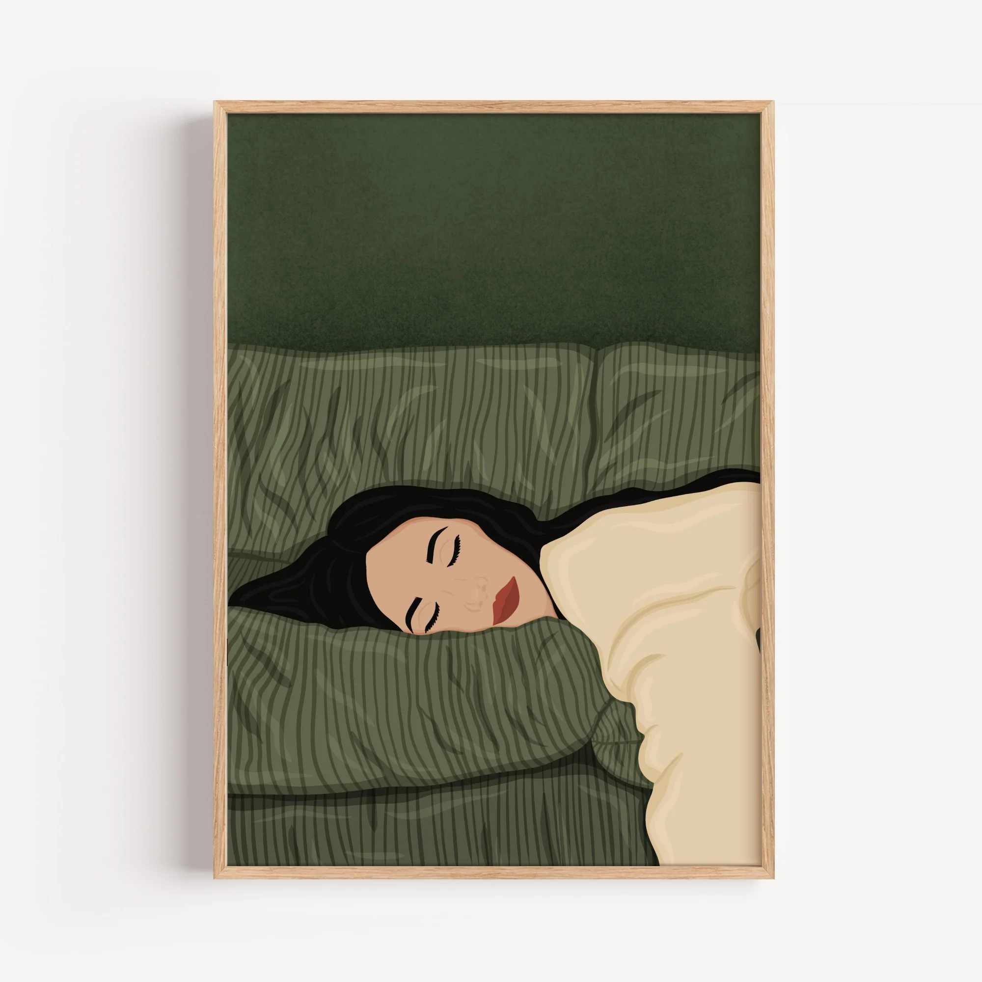 Resting Woman Art Print