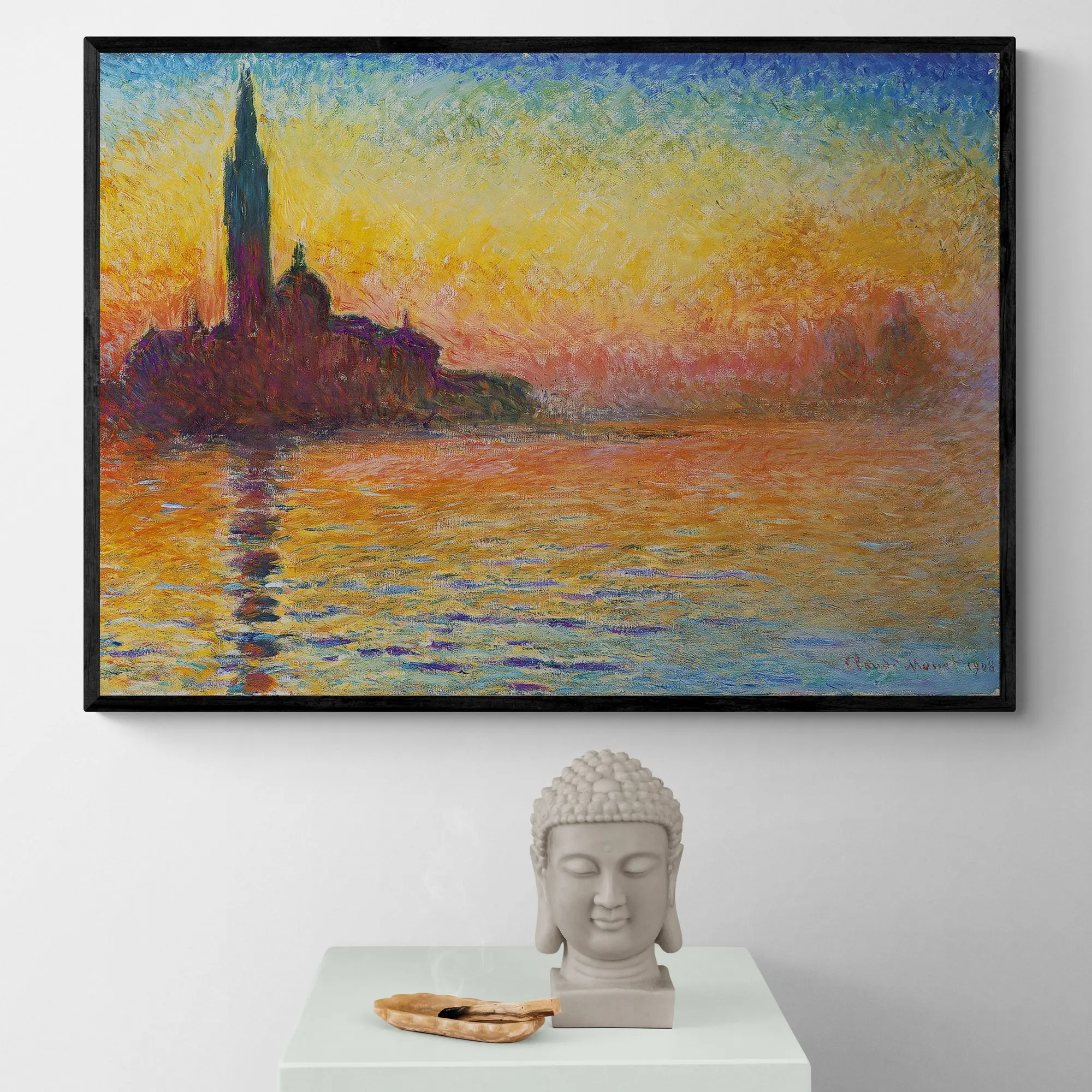 San Giorgio Maggiore At Dusk by Claude Monet - Image 2
