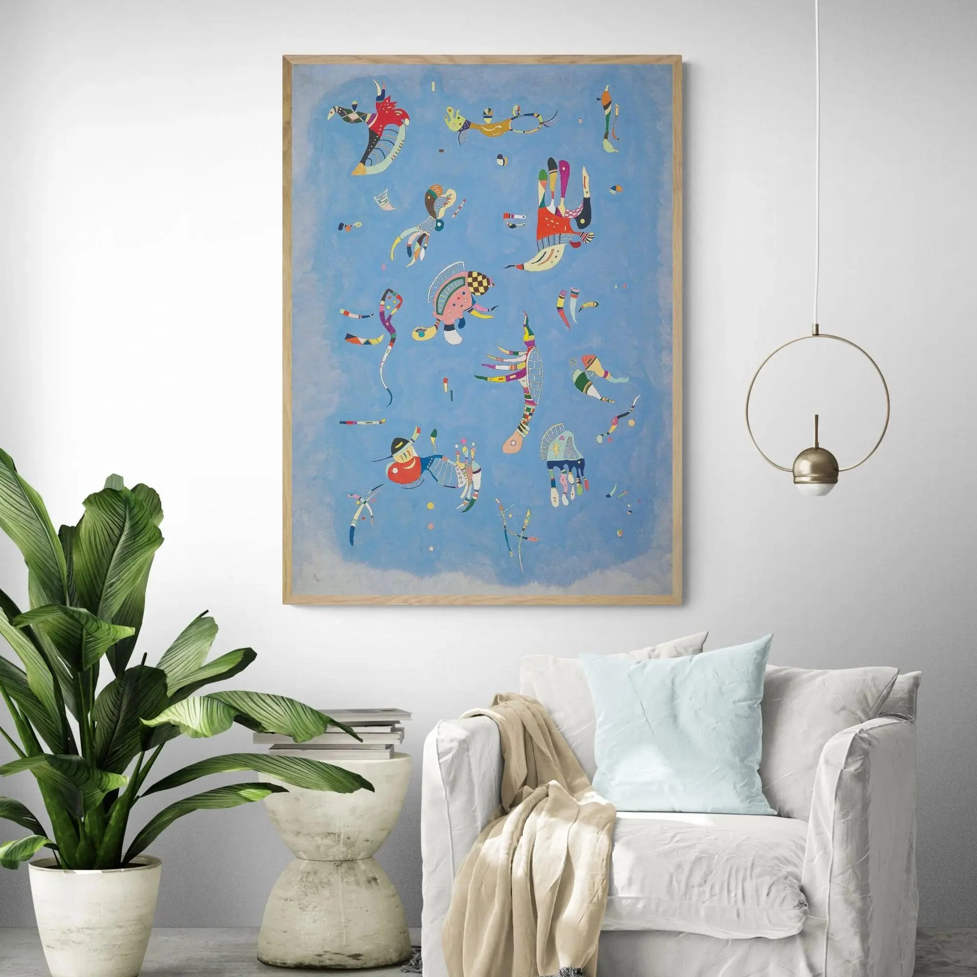 Sky Blue 1940 by Wassily Kandinsky - Image 2