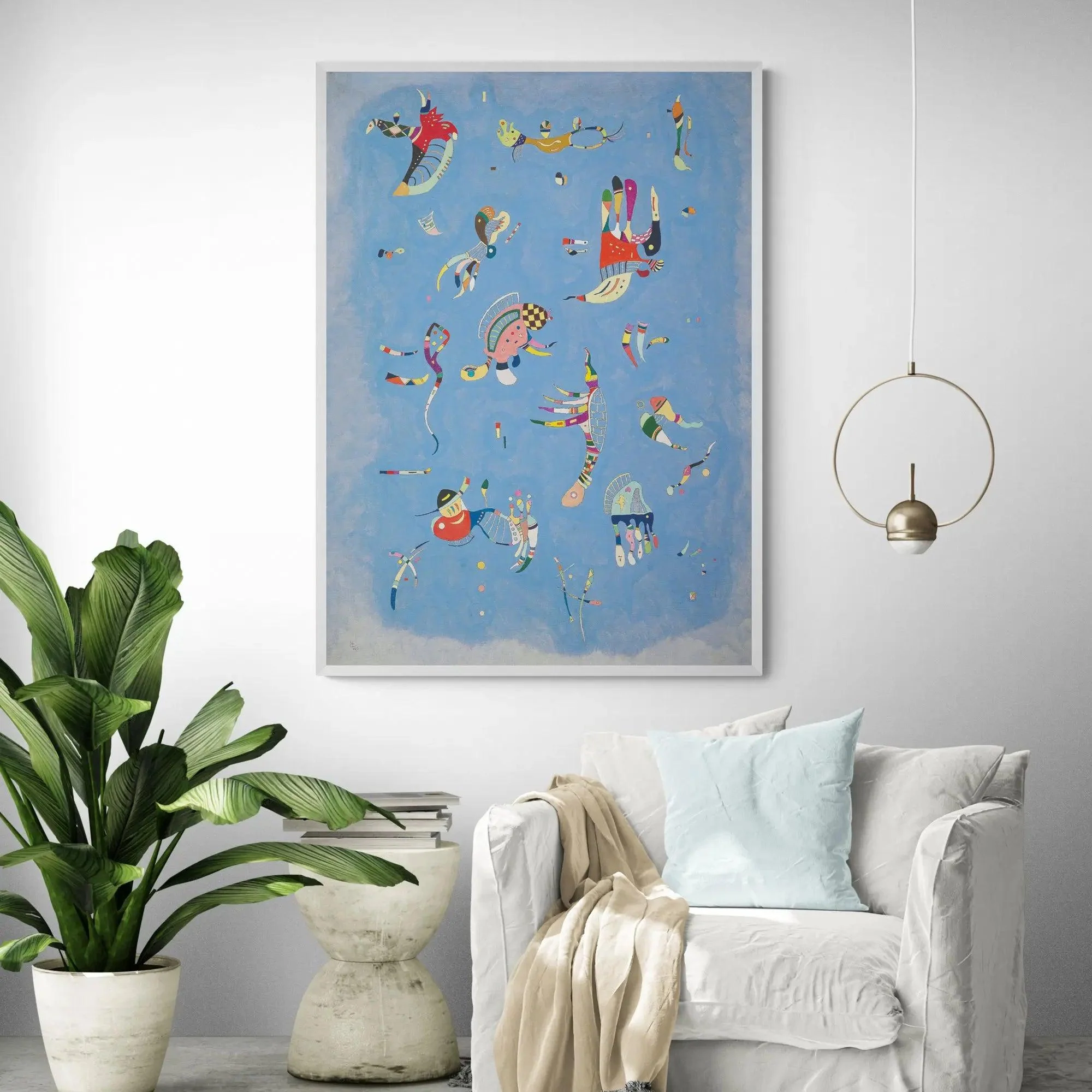 Sky Blue 1940 by Wassily Kandinsky - Image 4