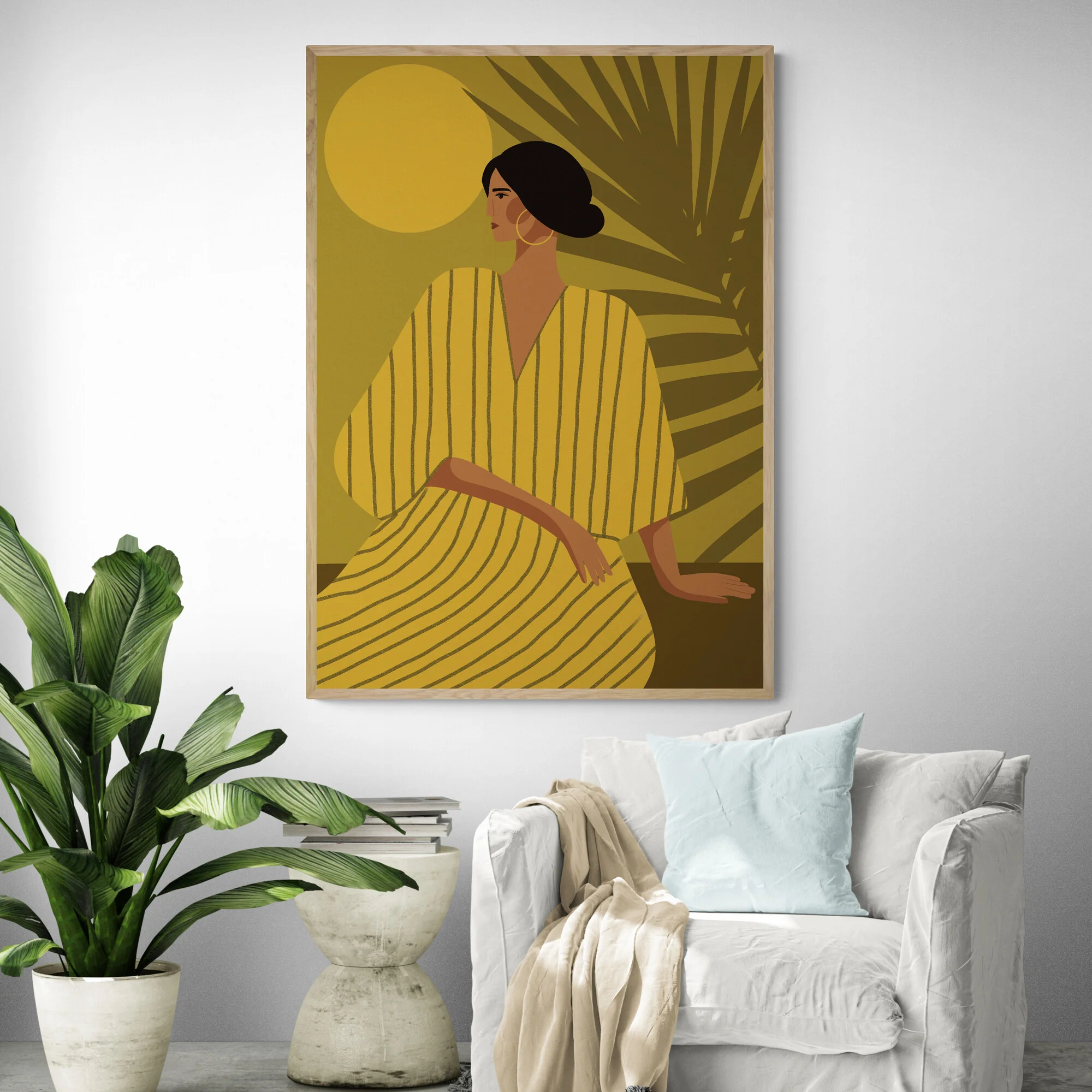 Soleil Woman Art Print - Image 3