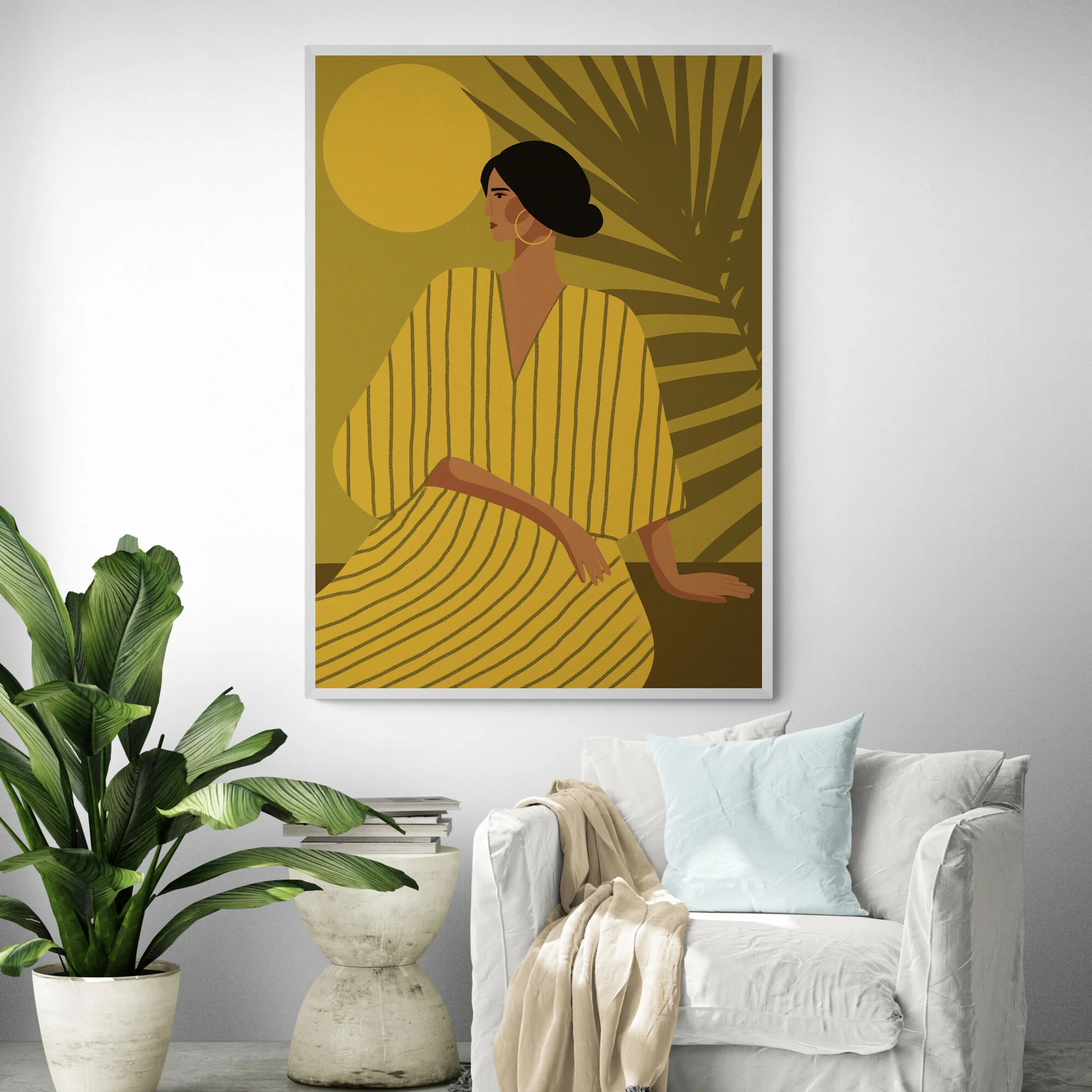 Soleil Woman Art Print - Image 4