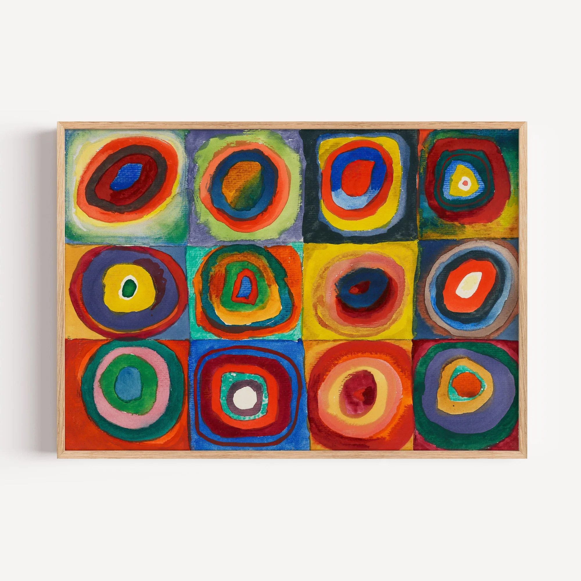 Squares with Concentric Circles by Wassily Kandinsky