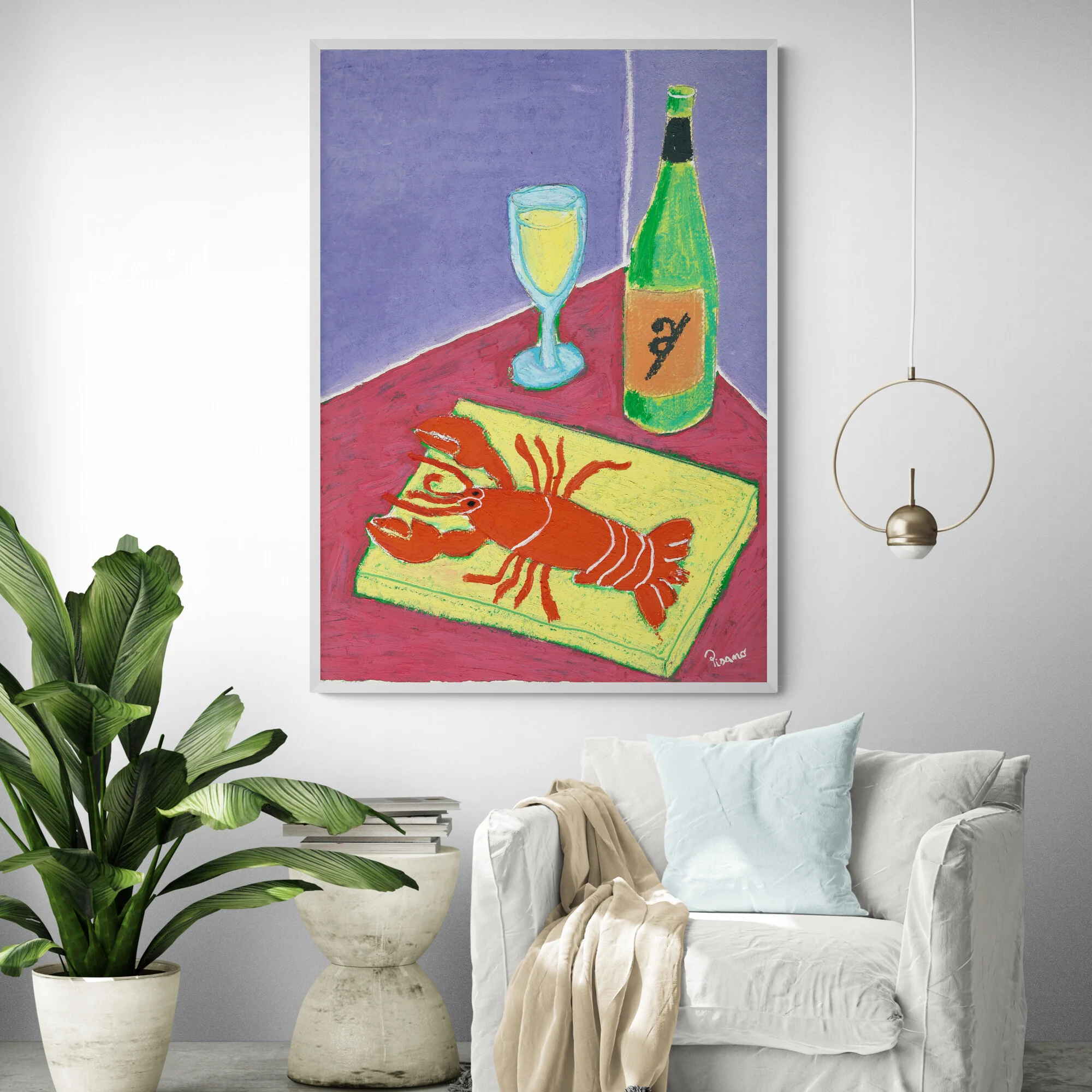 Still Life With Lobster by Giulio Pisano - Image 4