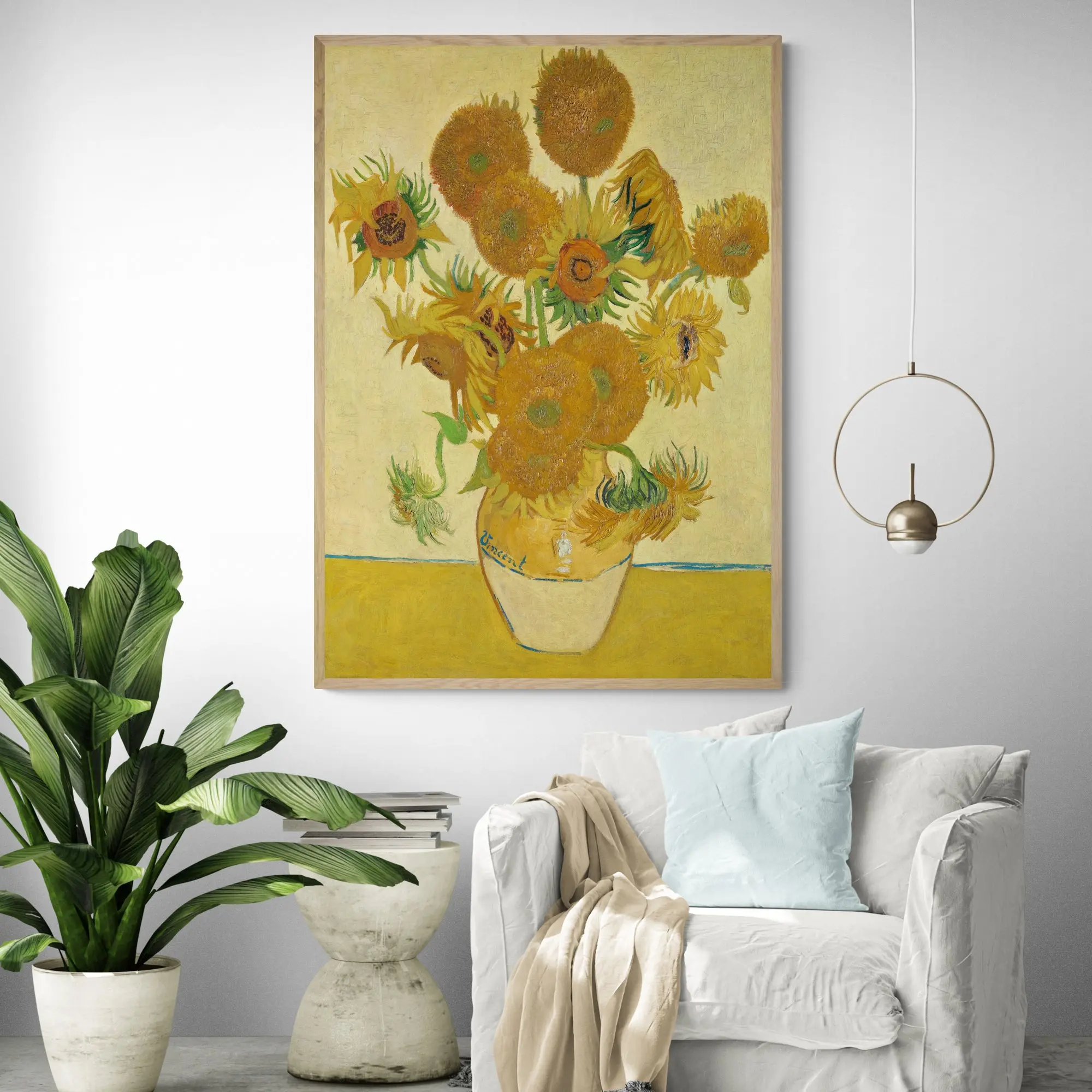 Sunflowers 1888 by Vincent Van Gogh - Image 2
