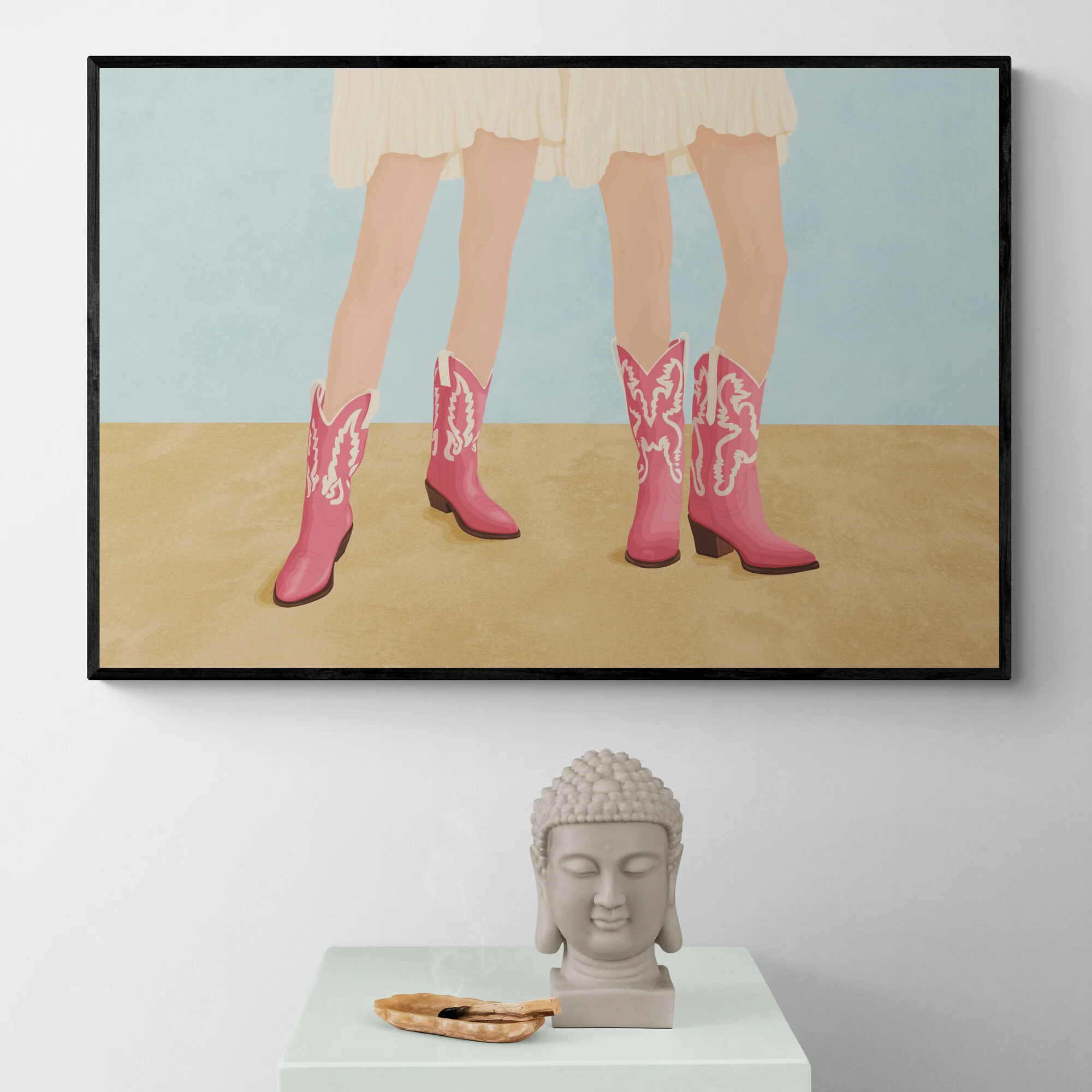 The Cowgirls Art Print - Image 2