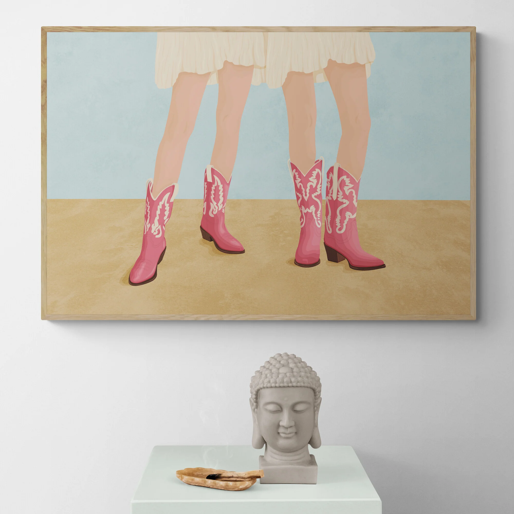 The Cowgirls Art Print - Image 3