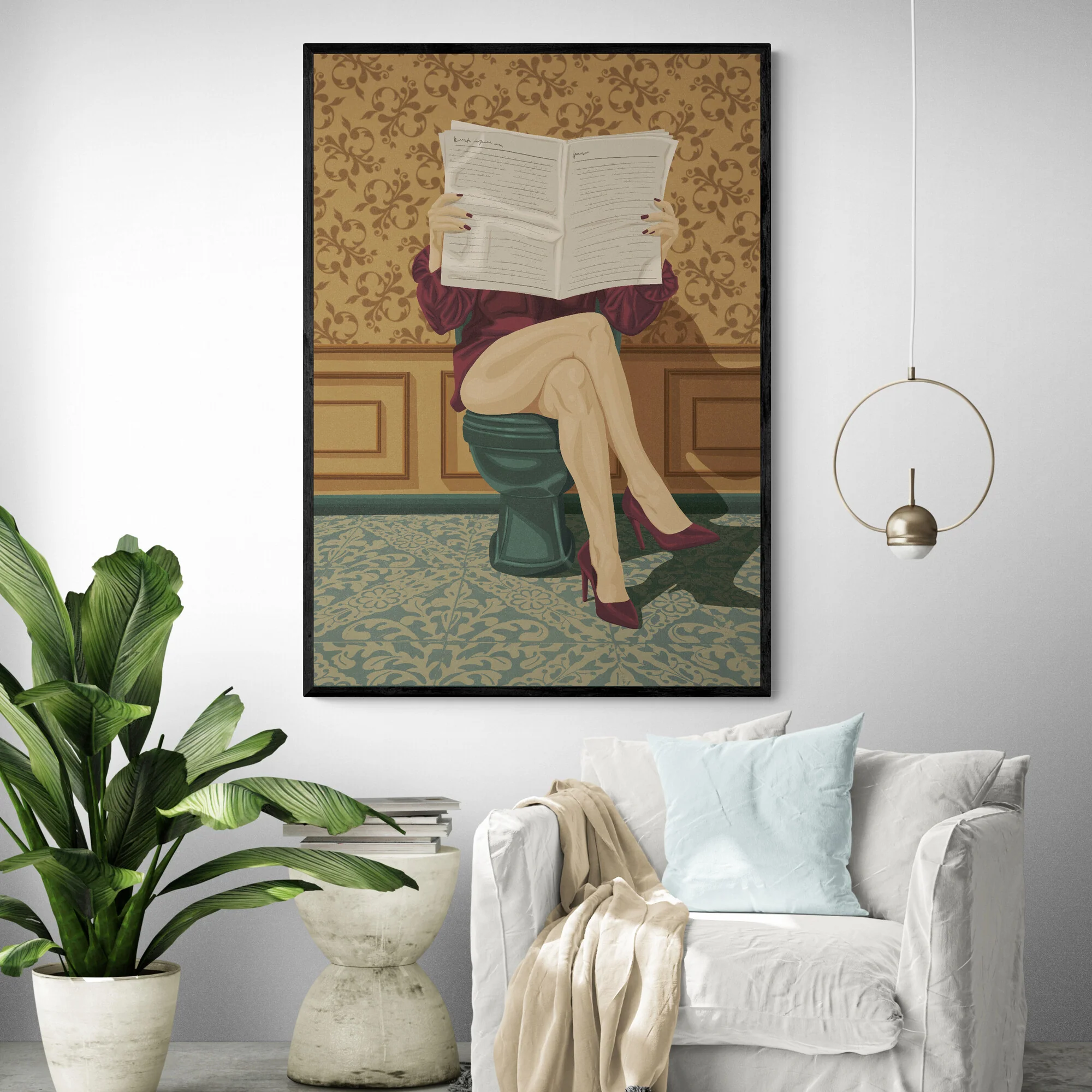 The Reader Art Print - Image 2
