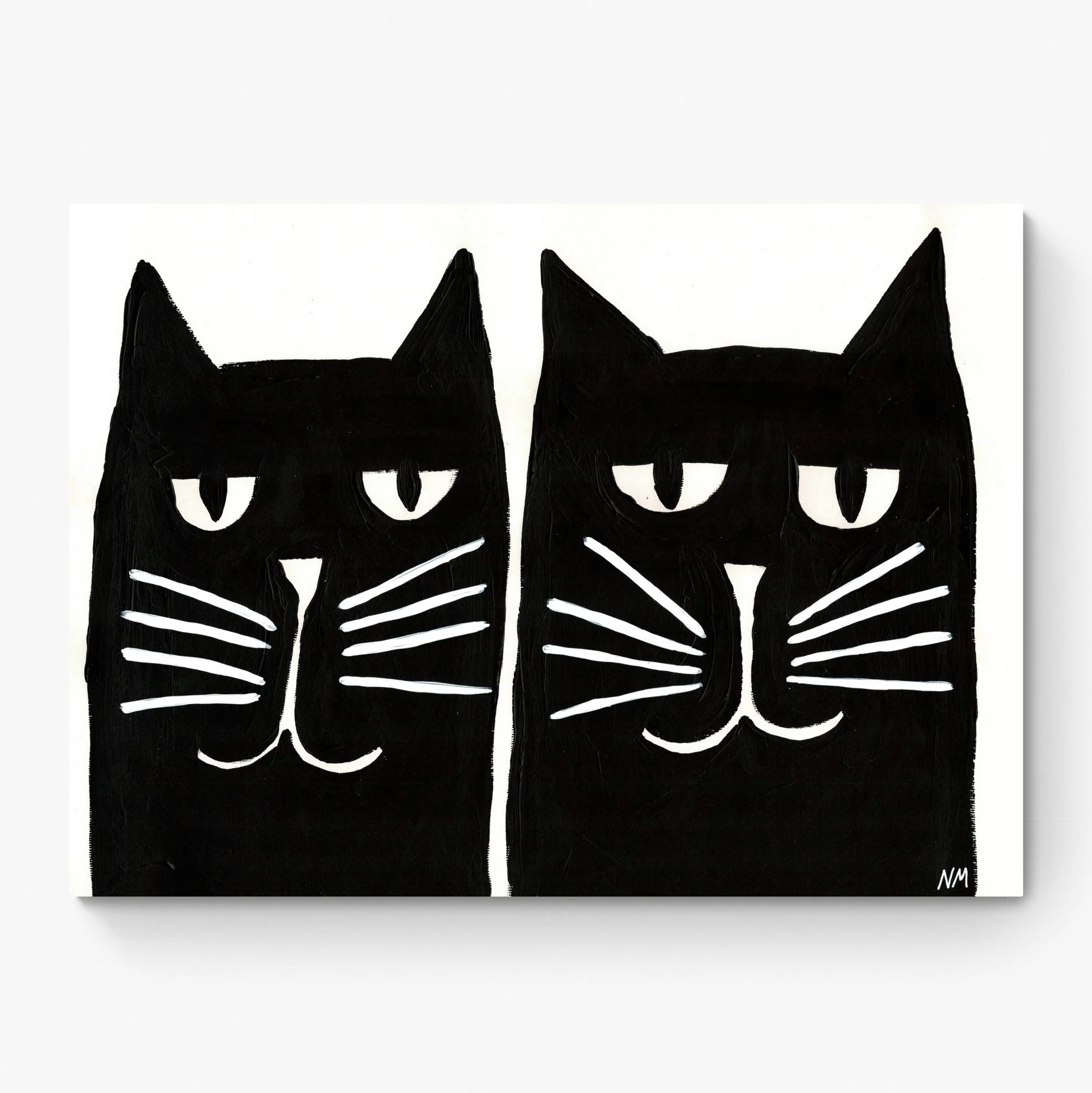 Two Black Cats by Nancy McKie - Image 3