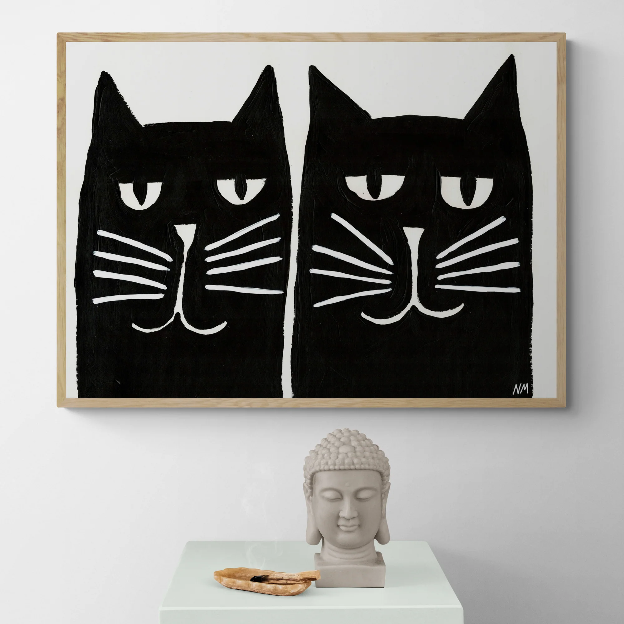 Two Black Cats by Nancy McKie - Image 4