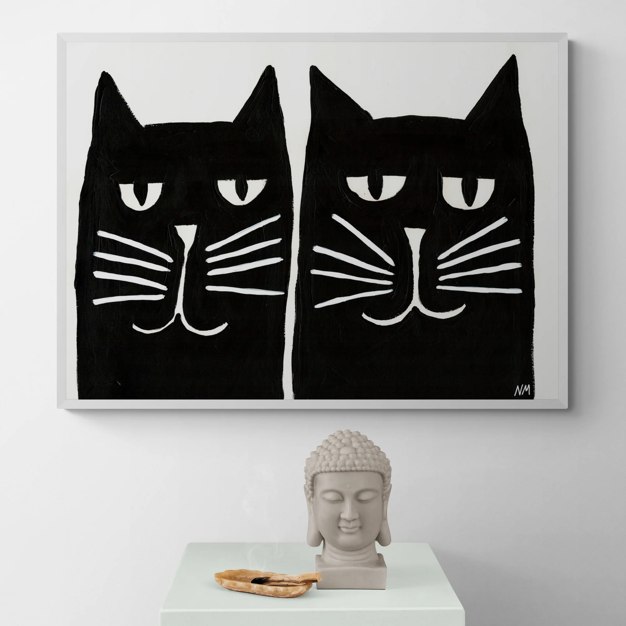 Two Black Cats by Nancy McKie - Image 5