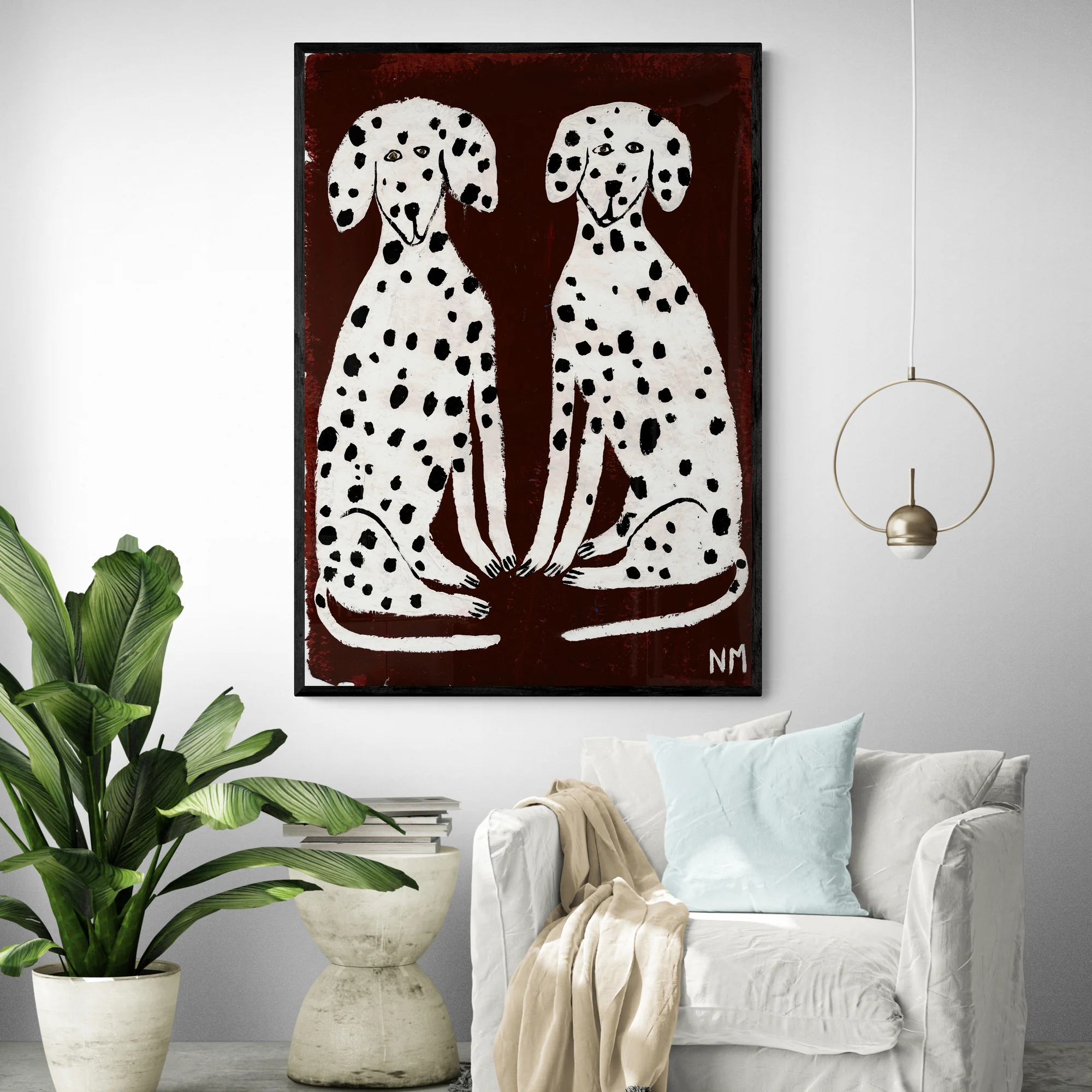 Two Dalmatians by Nancy McKie - Image 2