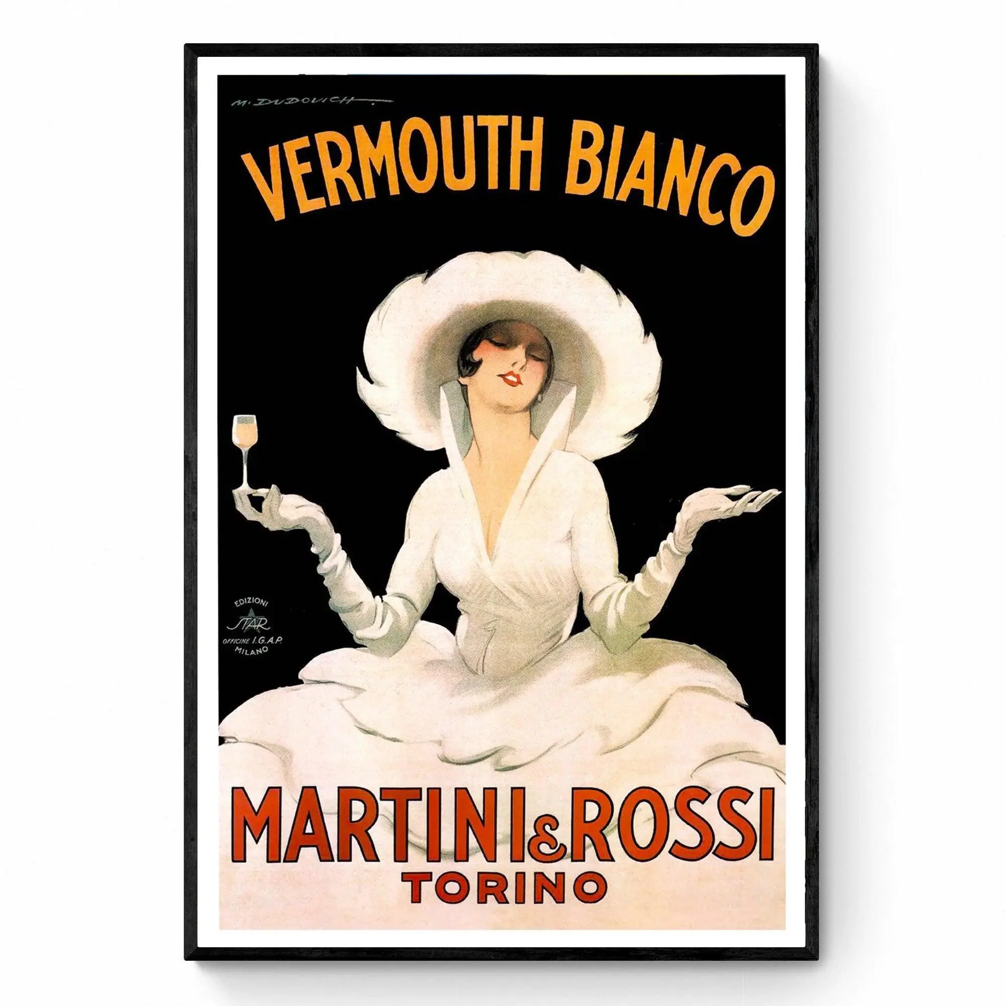 Vermouth Bianco Vintage Print - Image 3