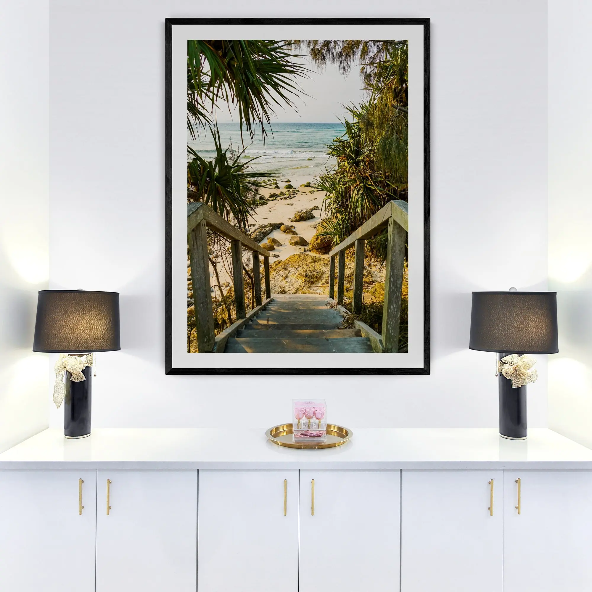 Wategos Steps Byron Bay Art Print - Image 2