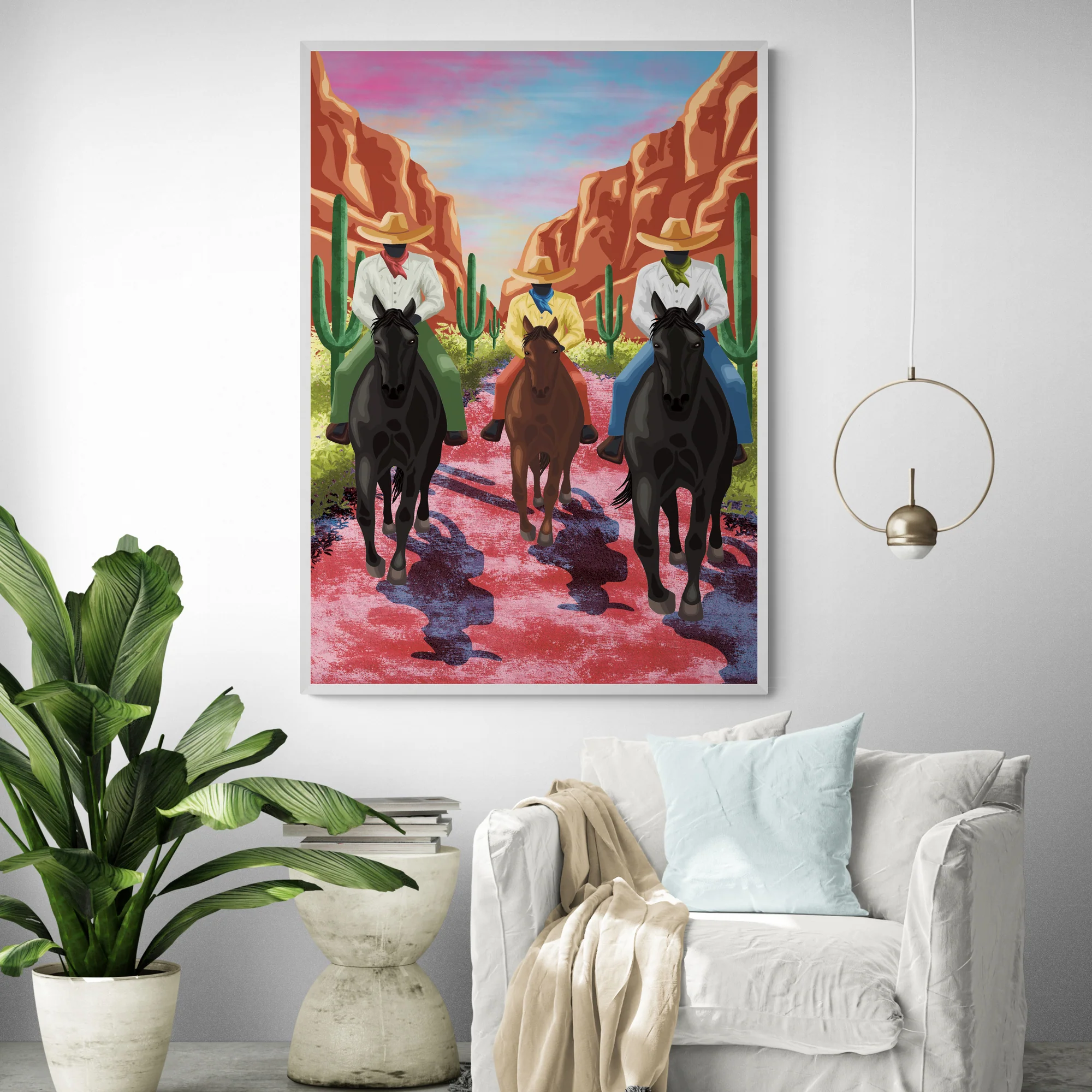 Western Cowboys Art Print - Image 4