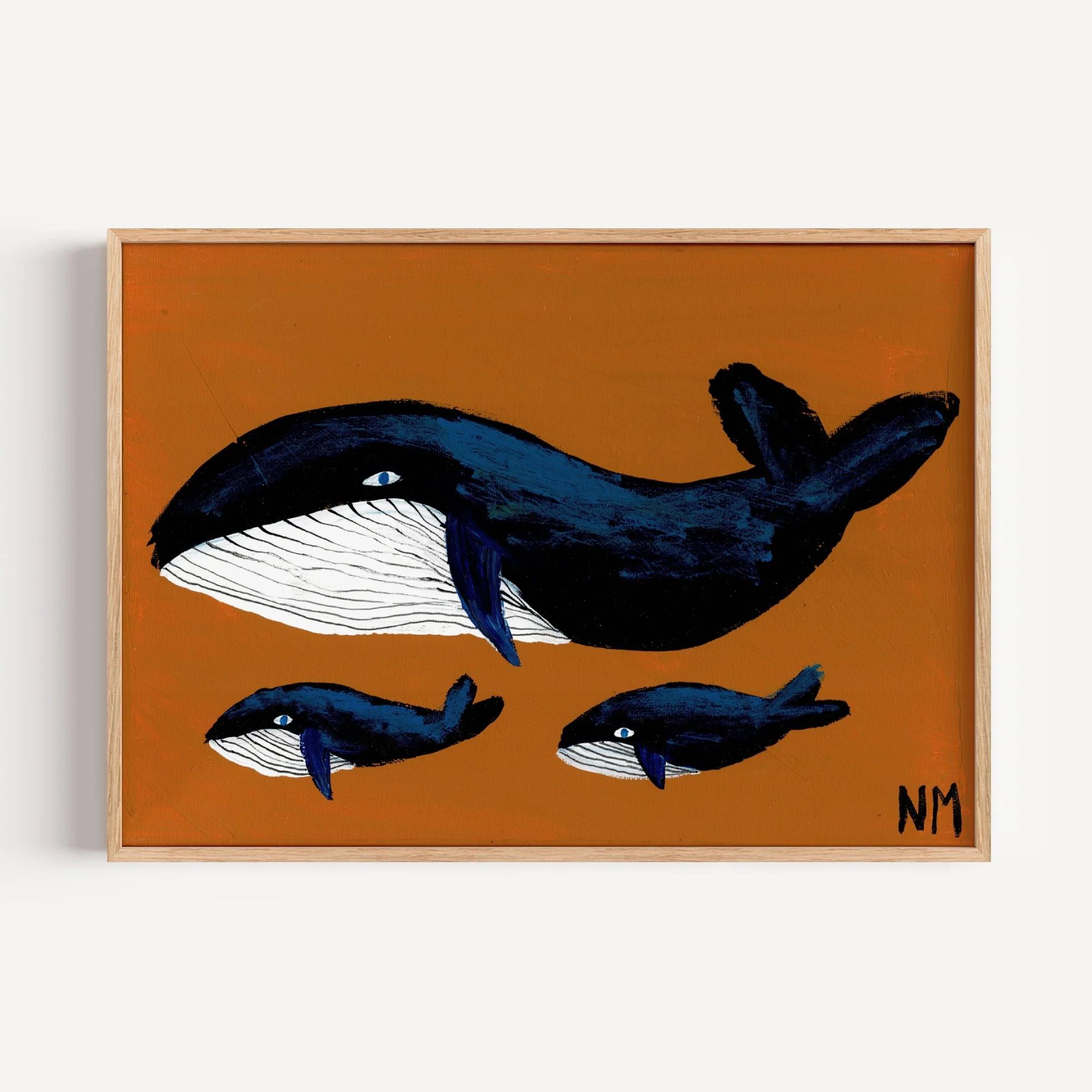 Whale Family by Nancy McKie