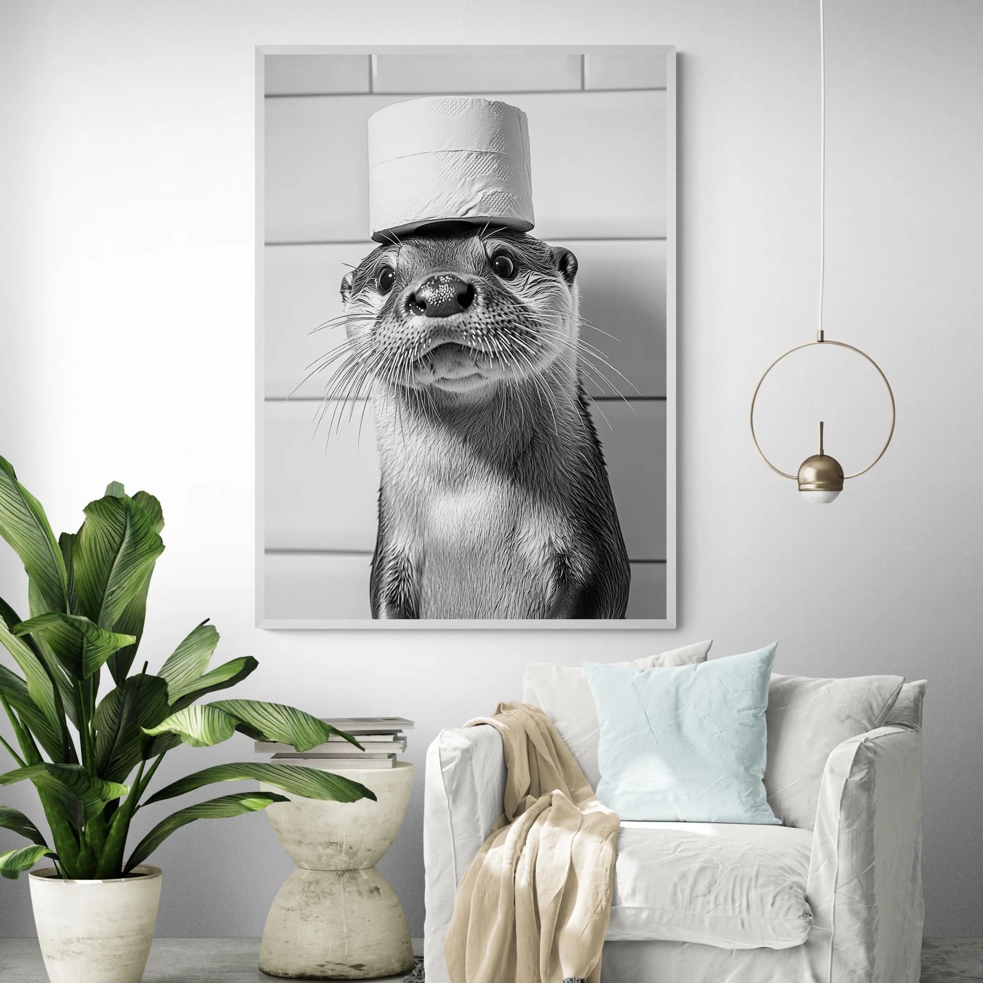 Whimsical Otter Art Print - Image 4
