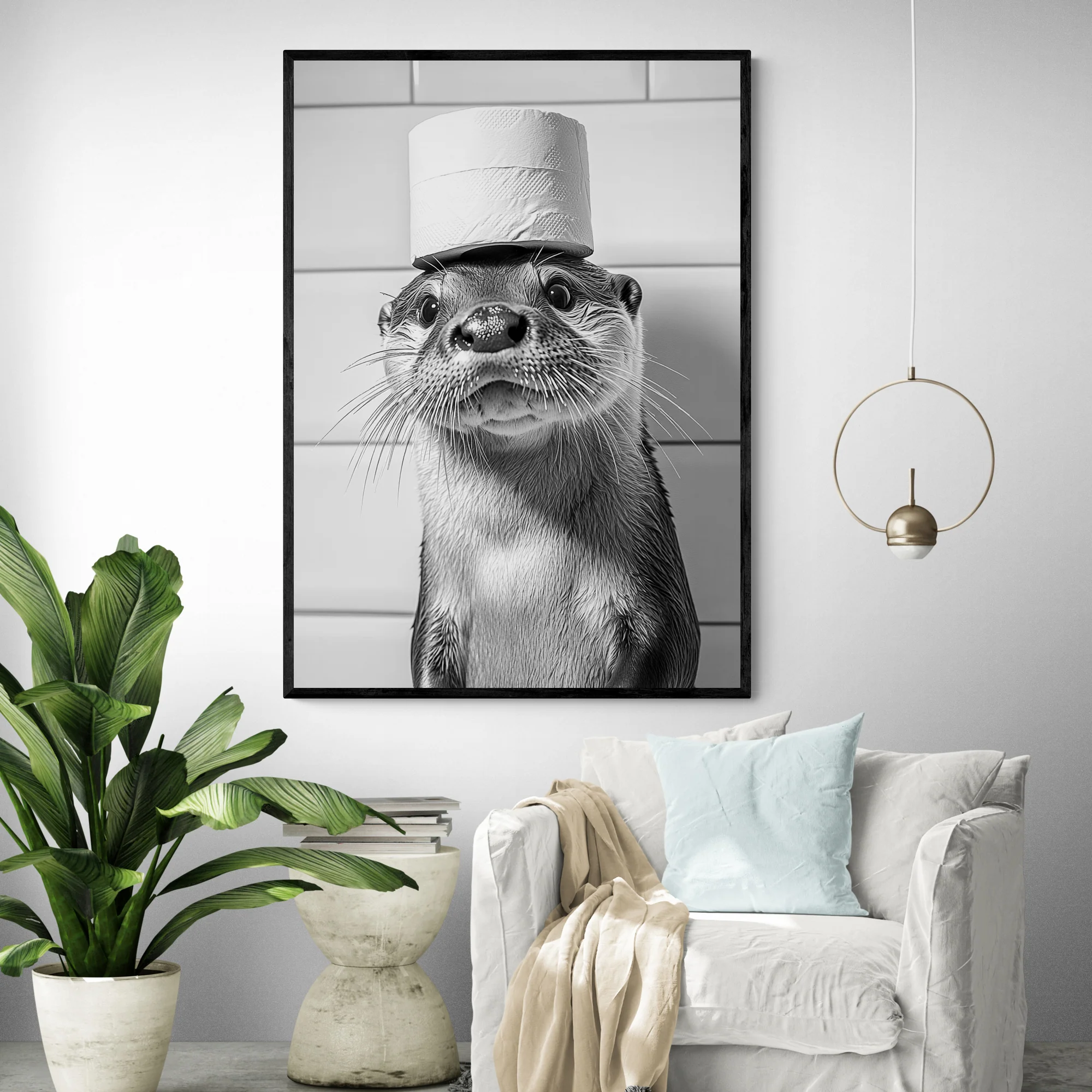 Whimsical Otter Art Print - Image 5