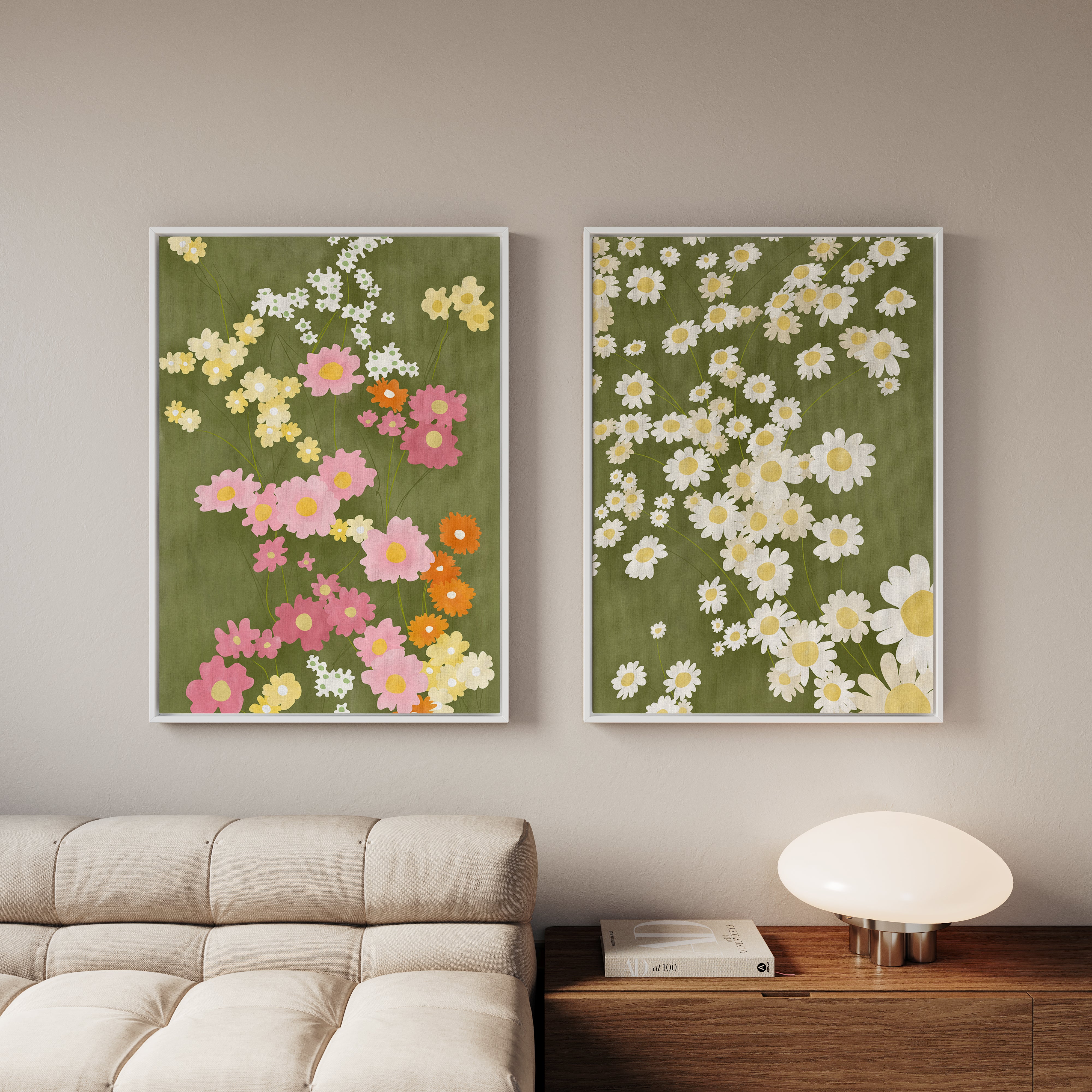 Wildflower Set by Elena Ristova Canvas Art - Image 5