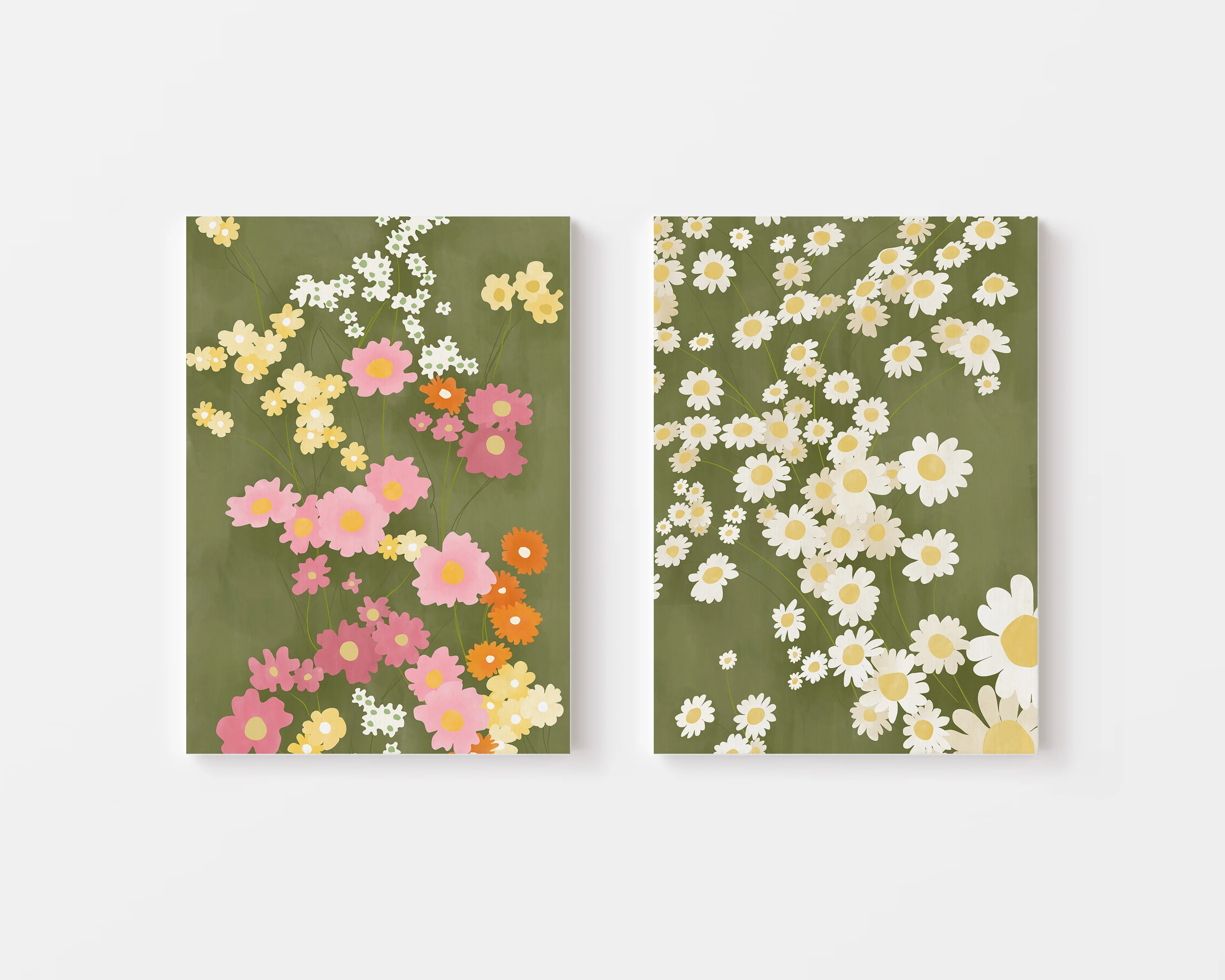 Wildflower Set by Elena Ristova Canvas Art - Image 6