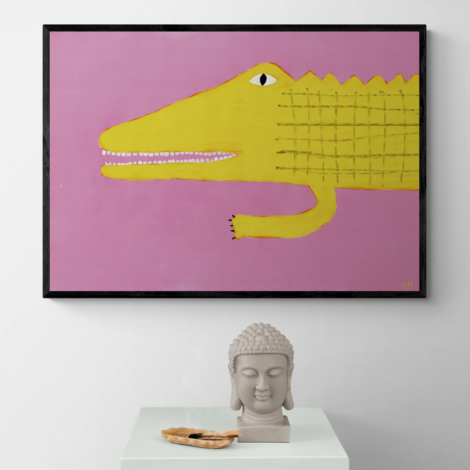 Yellow Crocodile by Nancy McKie - Image 2