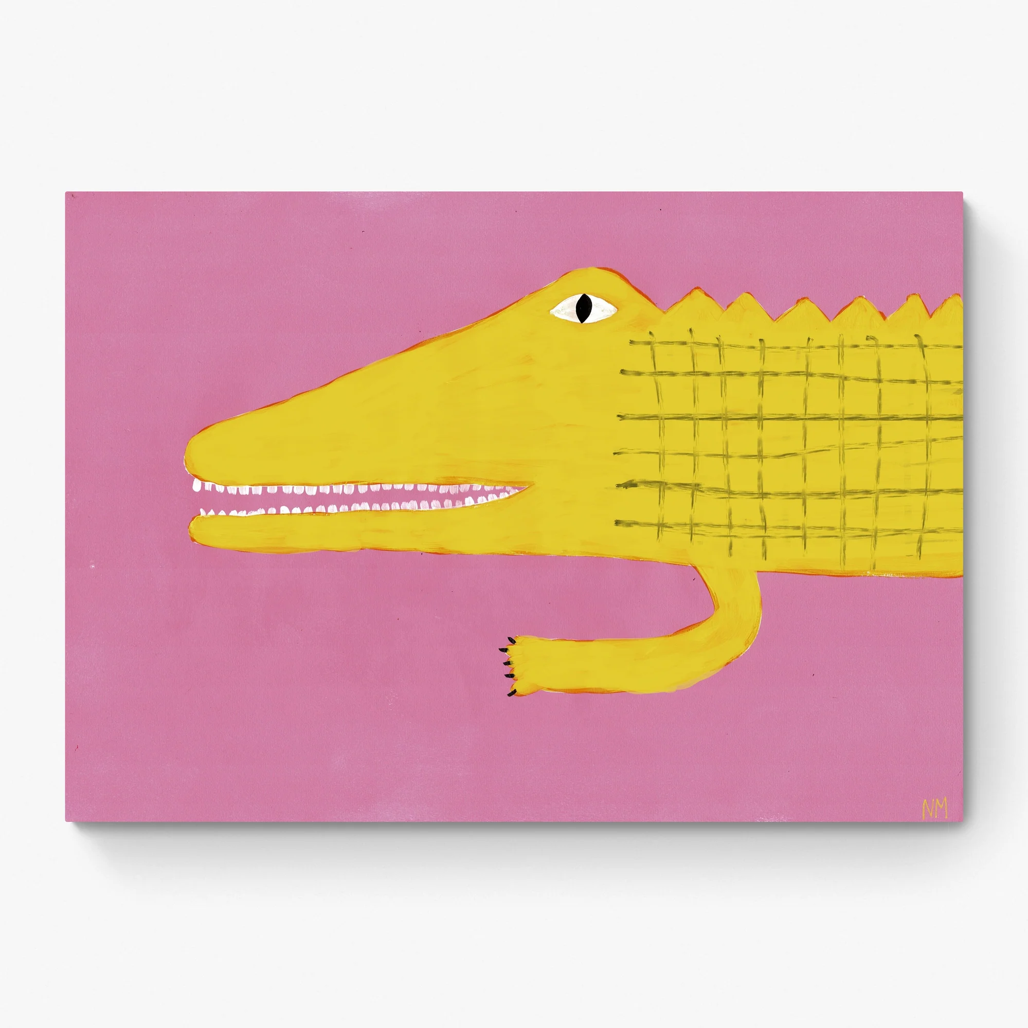 Yellow Crocodile by Nancy McKie - Image 3